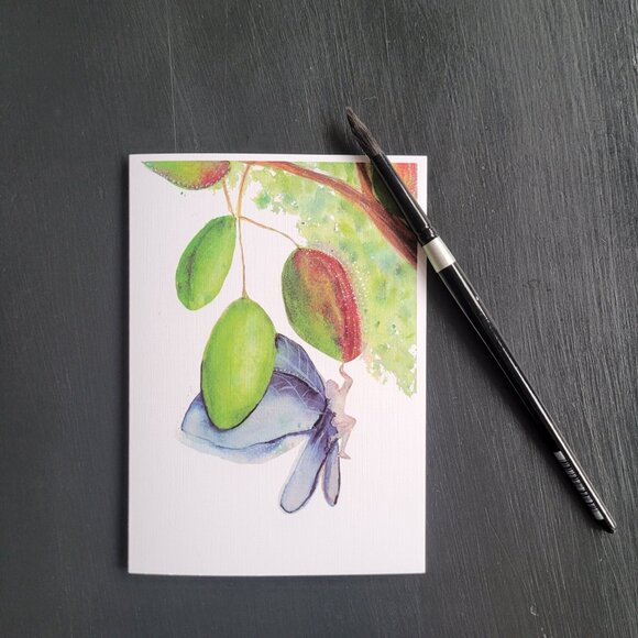 Fairies About - Set of 3 Whimsical Watercolor Fantasy Blank Greeting Cards - Picture 6 of 10